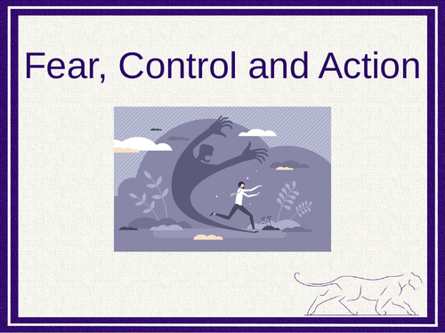 School Assembly - Fear, Control, Action | Teaching Resources