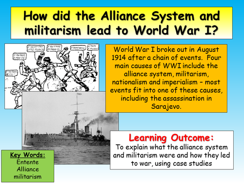 Alliance System & Militarism | Teaching Resources