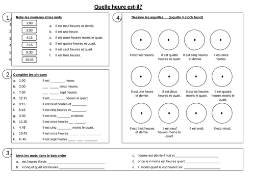 DYNAMO 1 MOD 2 LESSON 1 L'HEURE
