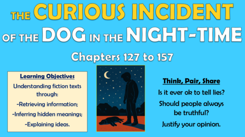 The Curious Incident of the Dog in the Night-time - Chapters 127 to 157!