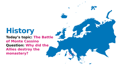 History: The Battle of Monte Cassino | Teaching Resources