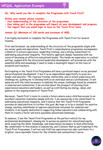 npqsl-successful-application-form-primary-teaching-resources