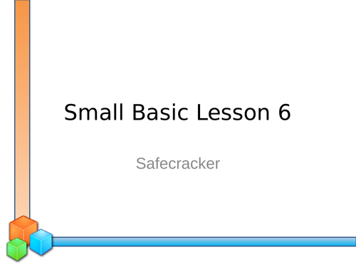 SmallBasic Programming - Complete Unit | Teaching Resources