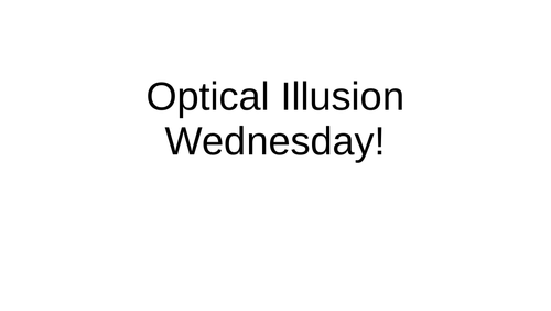 30 Optical illusions for form time, fun, art, english, inference ...
