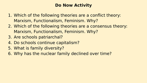 eduqas / wjec GCSE Sociology of education unit of work | Teaching Resources