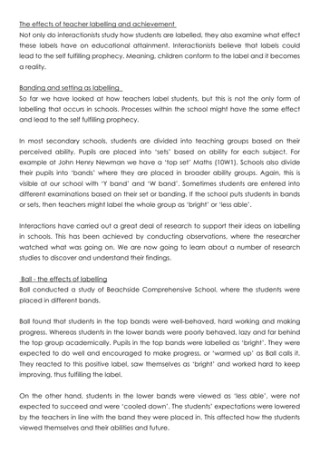 eduqas / wjec GCSE Sociology of education unit of work | Teaching Resources