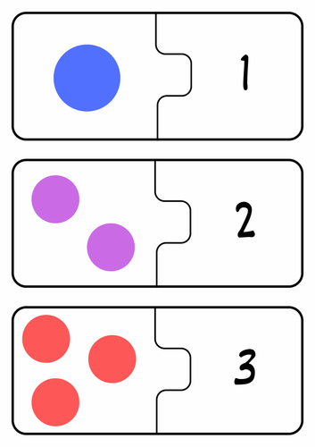 Number Puzzle 0-9 for Subitising | Teaching Resources
