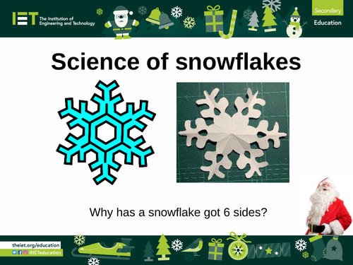 why do snowflakes only have 6 points