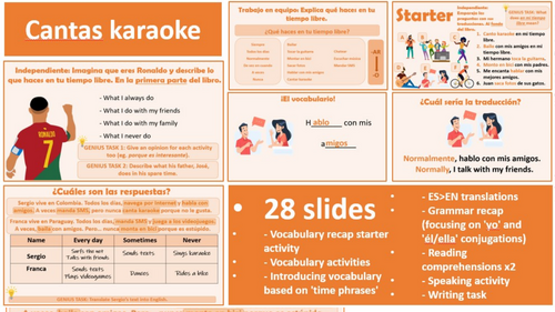Viva 1, Module 2.2 - Cantas karaoke