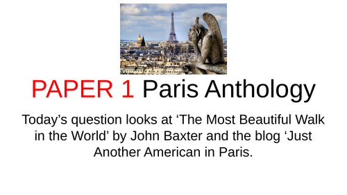 Master the AQA English Language and Literature A Level Paris