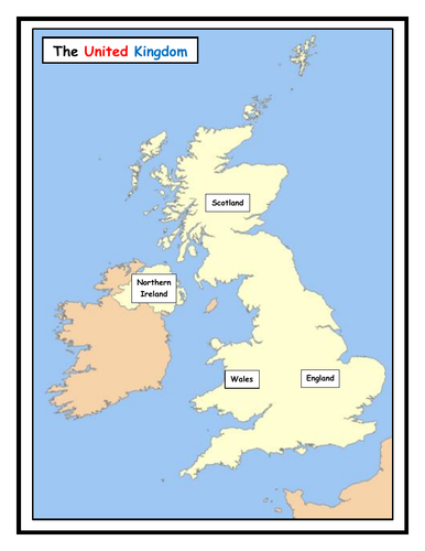 UK and EUROPE - Map work and reference sheets