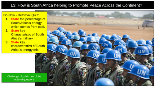 South Africa UN Peace