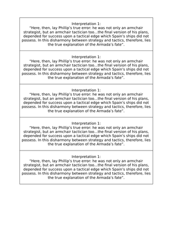 Edexcel 1H10/B4 - L15 - Why did the Spanish Armada fail?