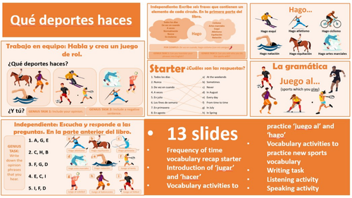 Viva 1, Module 2.4 - Qué deportes haces