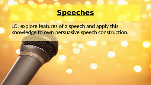 Speeches