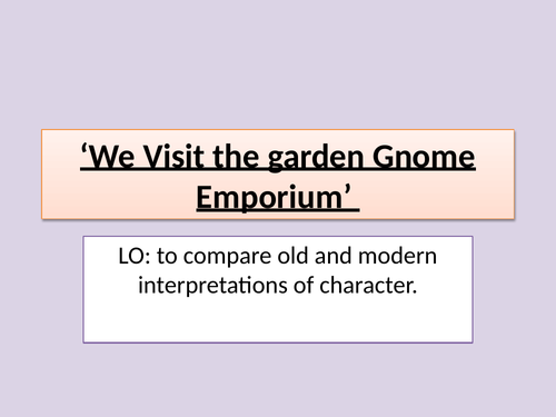 Garden Gnome Emporium Graphics