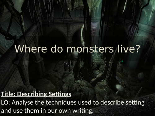 Monsters Settings Tolkien