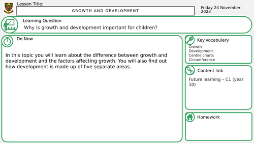 Patterns of Child Development | Teaching Resources