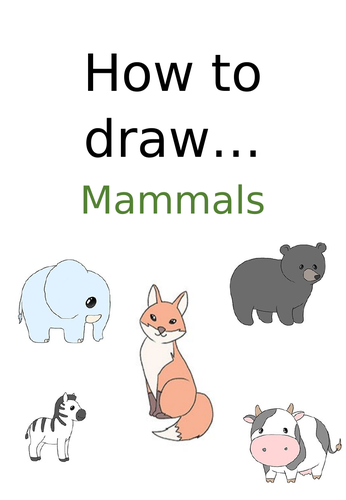 How to draw animals