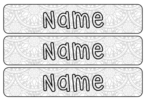 Editable Colouring Student Name Bookmarks - Christmas or Back to School ...