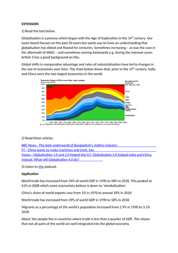 economics globalisation case study