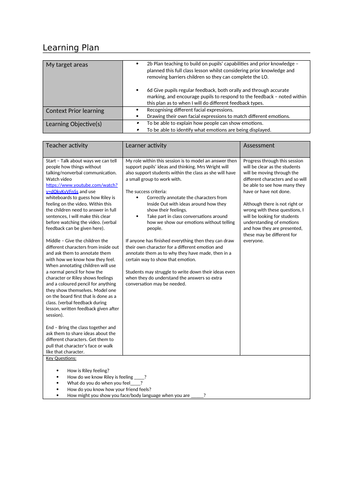 Emotion recognition KS2 lesson plan and worksheet | Teaching Resources