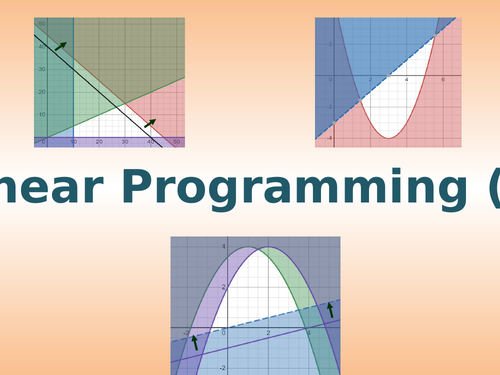 Linear Programming | Teaching Resources