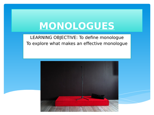 Monologues