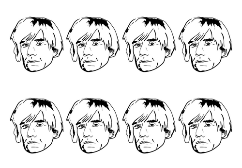 Andy Warhol Coloring / Colouring Pages / Sheets A4 PDF of his famous