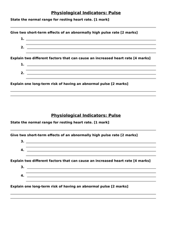 Component 3: L10 Pulse Rate