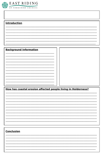 7 Holderness Coast Case Study KS3