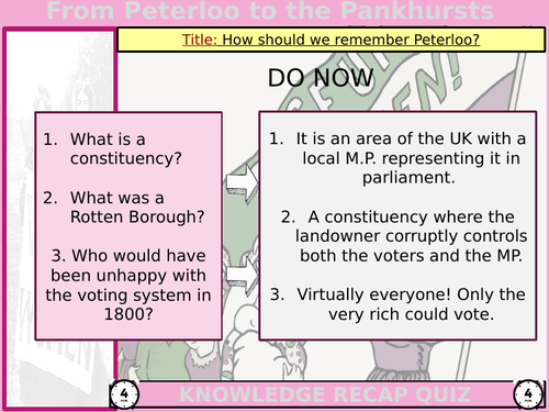 L2 How should we remember Peterloo?