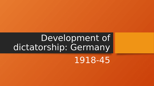 The German Revolution - IGCSE History – Paper 1 – Germany – Part 1 ...