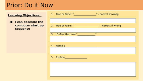 KS3 Computing : Inside the PC | Teaching Resources