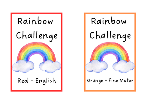 Rainbow challenge tolsby frames