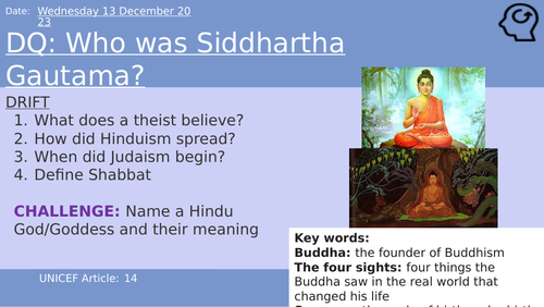 KS3 Buddhism lesson bundle | Teaching Resources