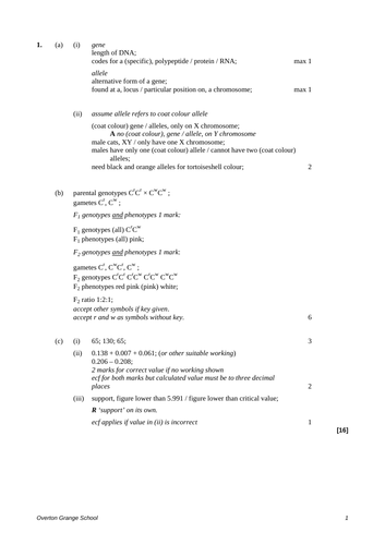 IB Biology D3.2: Inheritance (first exams in 2025) | Teaching Resources