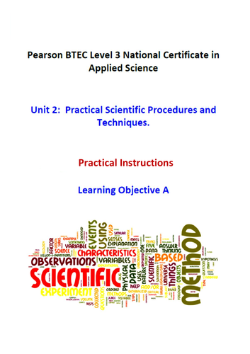 btec level 3 applied science unit 2 coursework example