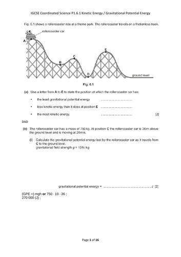 Energy | Teaching Resources