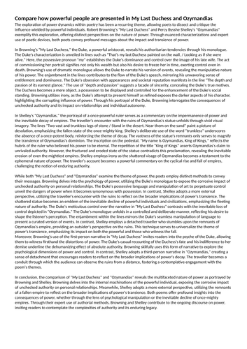 Power and Conflict Revision Sheets | Teaching Resources