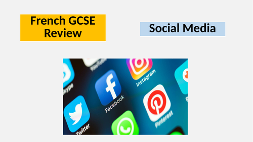 French GCSE Review - Social Media