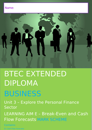 BTEC Business Level 3 Unit 3 Personal & Business Finance Learning Aim E ...