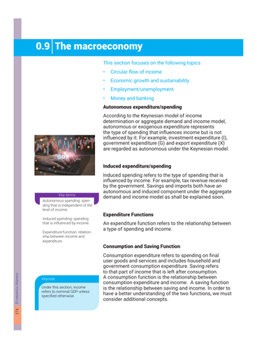 Circular flow of income: Economics for A level Cambridge International 2023 to 2025 syllabus