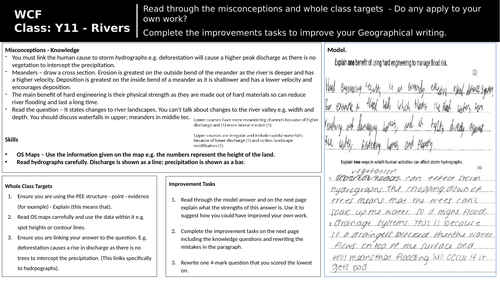 Edexcel B GCSE Geography Rivers Lessons | Teaching Resources