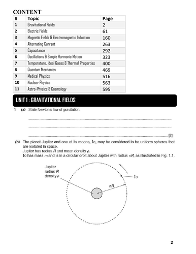 Gravitational Fields A Level Physics 9702 Teaching Resources 0527