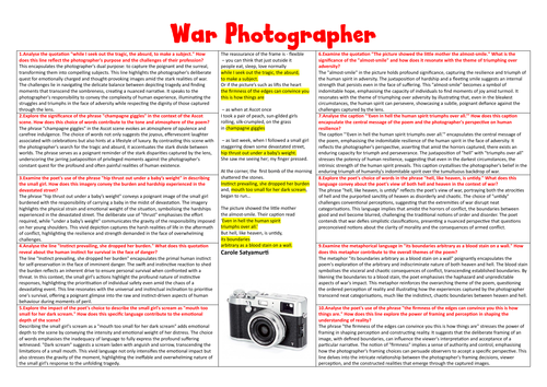 War Photographer Carole Satyamurti