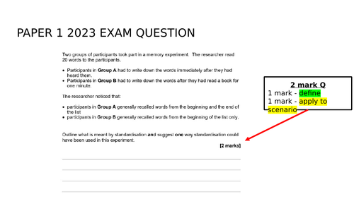 Statistical testing - AQA Psychology