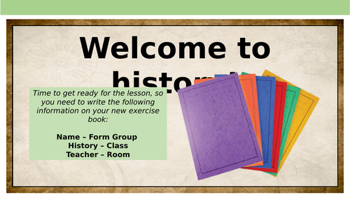 Introduction to History Lesson | Teaching Resources
