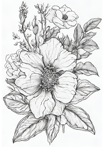 12 Adorable Vintage Floral Coloring Pages for Kids - A Fun and Relaxing ...