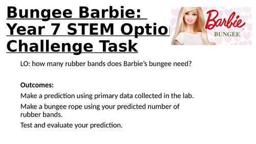 STEM Club Bungee Barbie Project